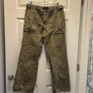Sanctuary Brand Green Cargo Pants w/ adjustable waist & ankle: Size 30